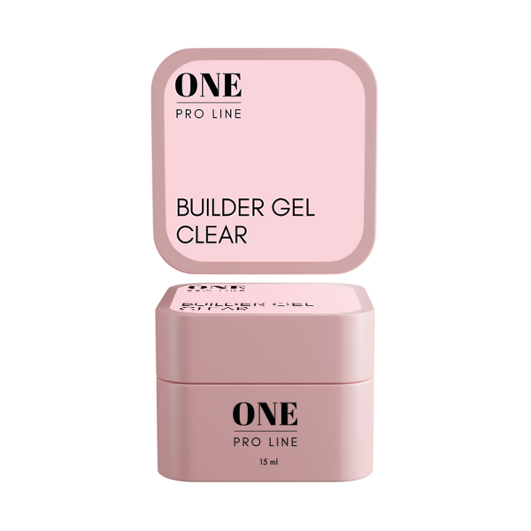 Гель для нарощення ONE GEL CLEAR, 15 ml