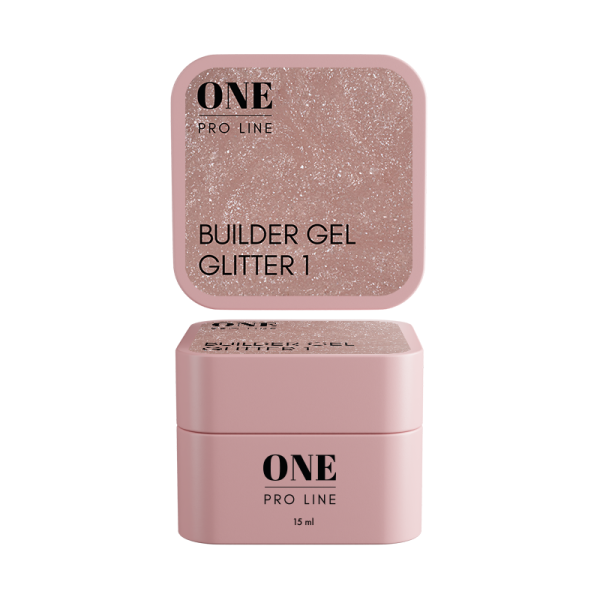Гель для нарощення ONE GEL GLITTER 1, 15 ml