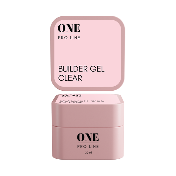 Гель для нарощення ONE GEL CLEAR, 30 ml