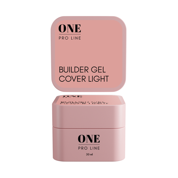 Гель для нарощення ONE GEL COVER LIGHT, 30 ml
