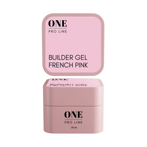 Гель для нарощення ONE GEL FRENCH PINK, 30 ml