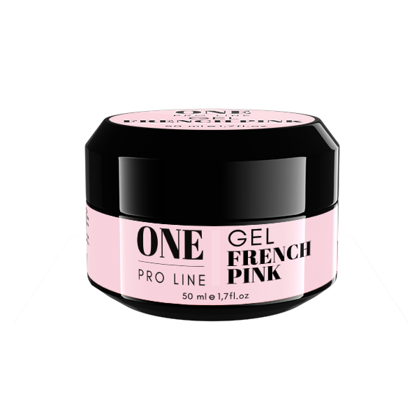 Гель для нарощення ONE GEL FRENCH PINK, 50 ml