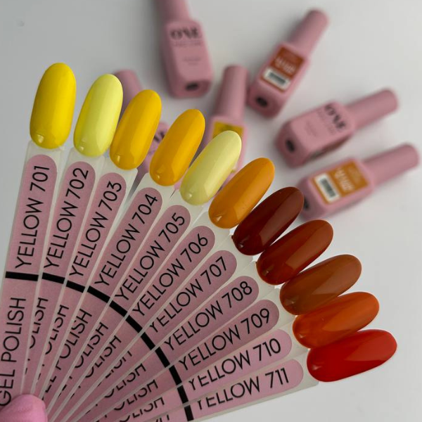 GEL POLISH YELLOW 707 GEL POLISH YELLOW 707