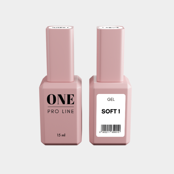 Гель для нарощення ONE GEL SOFT 1, 15 ml