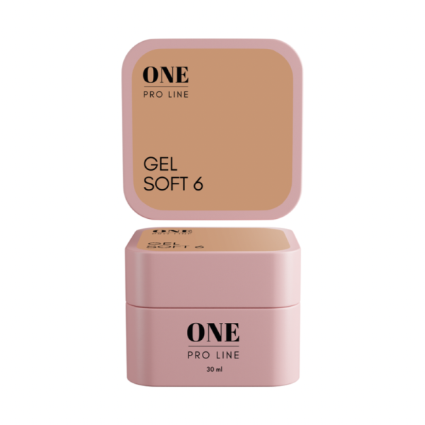Гель для нарощення ONE GEL SOFT 6, 30 ml