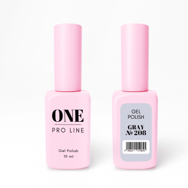 GEL POLISH GRAY 208 GEL POLISH GRAY 208