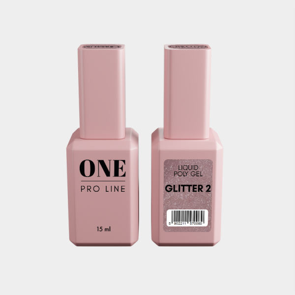 LIQUID POLY GEL GLITTER 2 LIQUID POLY GEL GLITTER 2