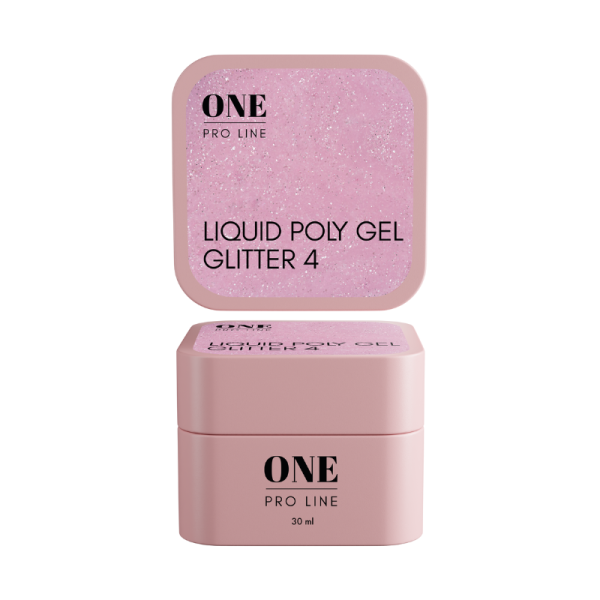 ONE LIQUID GEL GLITTER 4, 30 ml   