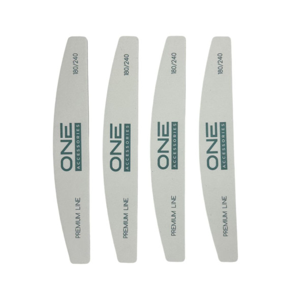 NAIL FILE "PREMIUM LINE" 180/240 (4 pcs) NAIL FILE "PREMIUM LINE" 180/240 (4 pcs)