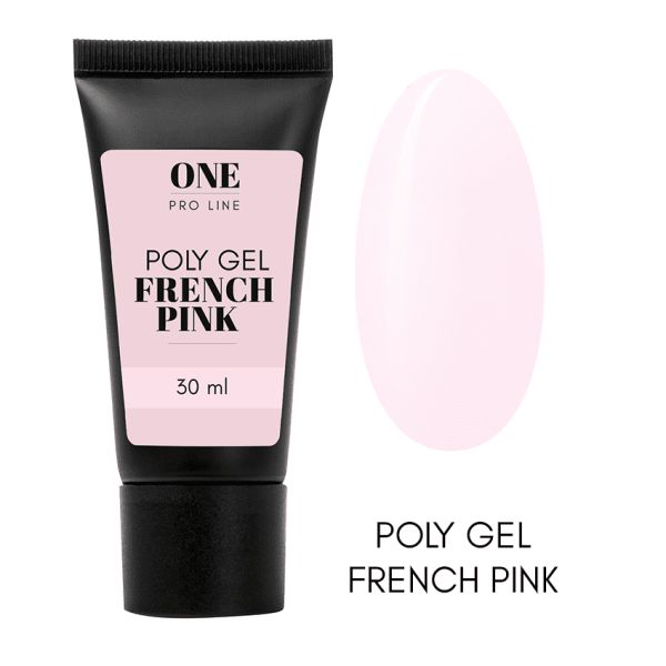 Полігель ONE POLYGEL FRENCH PINK (tube), 30ml