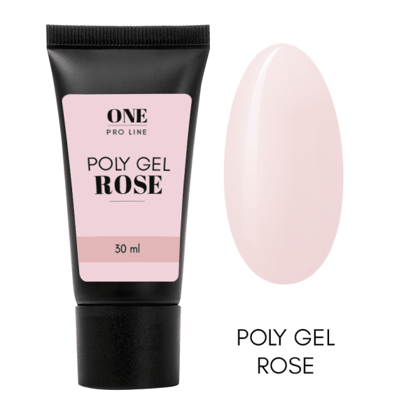 Полігель ONE POLYGEL ROSE (tube), 30ml